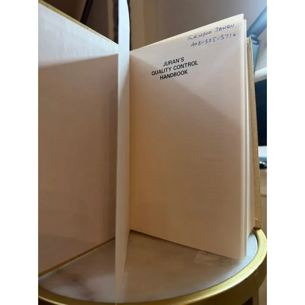 Juran’s Quality Control Handbook (Fourth Edition)